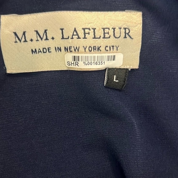 M.M.LaFleur,The Annabel Dress,Blue, Sophisticated Luxury,Excellent Cond.,Size L - Picture 3 of 13